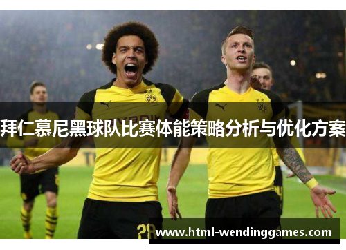 拜仁慕尼黑球队比赛体能策略分析与优化方案