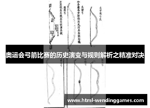 奥运会弓箭比赛的历史演变与规则解析之精准对决