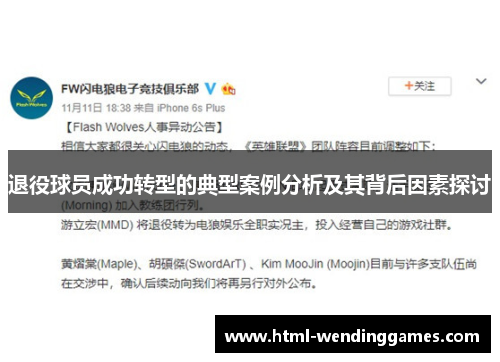 退役球员成功转型的典型案例分析及其背后因素探讨