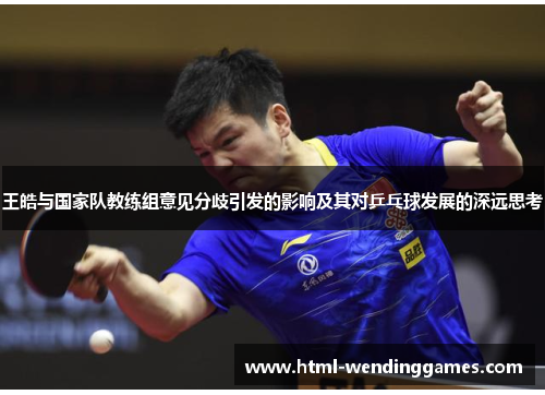 王皓与国家队教练组意见分歧引发的影响及其对乒乓球发展的深远思考